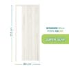Porta a soffietto PVC bianco 84x215 cm spessore 0.6 cm