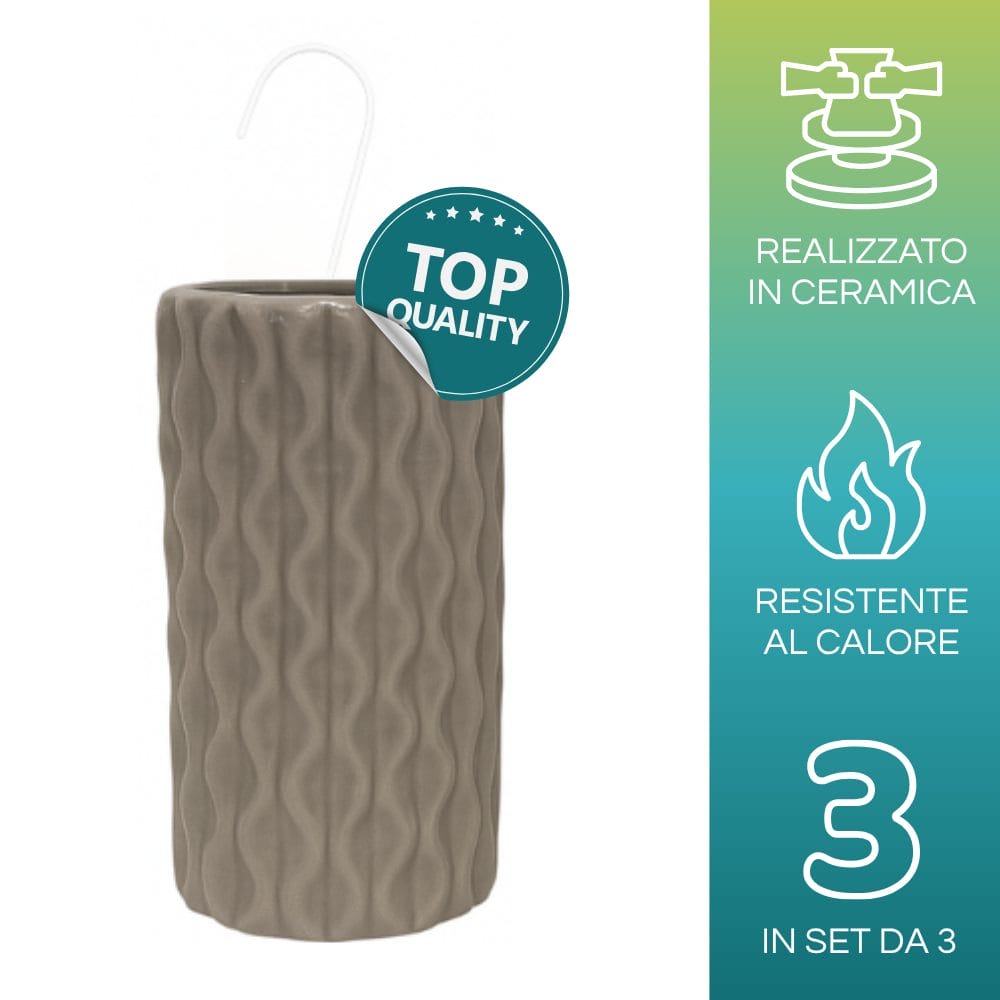 Umidificatore a onde in ceramica top quality resistente al calore set da 3