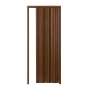 Porta a soffietto in PVC senza serratura 215×84 cm Rovere Venato