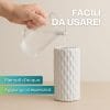 Riempimento umidificatore in ceramica con acqua e oli essenziali facile da usare