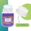 33-candela-lavanda-tappo Candela lavanda con tappo ermetico che preserva la fragranza