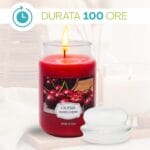 4-candela-ciliegia-durata Candela ciliegia nera accesa durata 100 ore Made in Italy