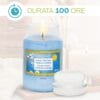 40-candela-fiori-di-cotone-durata Candela fiori di cotone azzurra 530 g durata 100 ore in barattolo di vetro