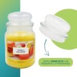 57-candela-vanilla-cupcake-tappo Candela vaniglia macarons con tappo ermetico che preserva aroma