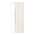 Porta a soffietto bianca pieghevole in pvc design salvaspazio per interni moderni