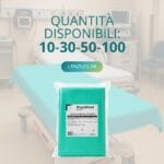 Lenzuolini monouso disponibili in confezioni da 10, 30, 50 e 100 pezzi