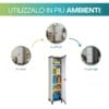 Armadio ripostiglio in resina 1 anta ideale per garage ufficio e ambienti domestici