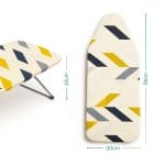 Mini asse da stiro Paluplus 74x30x15 cm con gambe in metallo pieghevoli