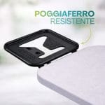 Asse da stiro con poggiaferro resistente supporto ferro da stiro
