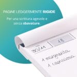 Blocco comande con pagine rigide per scrittura chiara e senza sbavature