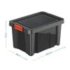 Box porta attrezzi 30 litri con misure 46,5×36×27 cm