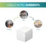 Carta igienica interfogliata 2 veli per bar hotel pizzerie uso professionale
