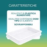 cassetta pizza per impasto in plastica alimentare sovrapponibile per pizzeria