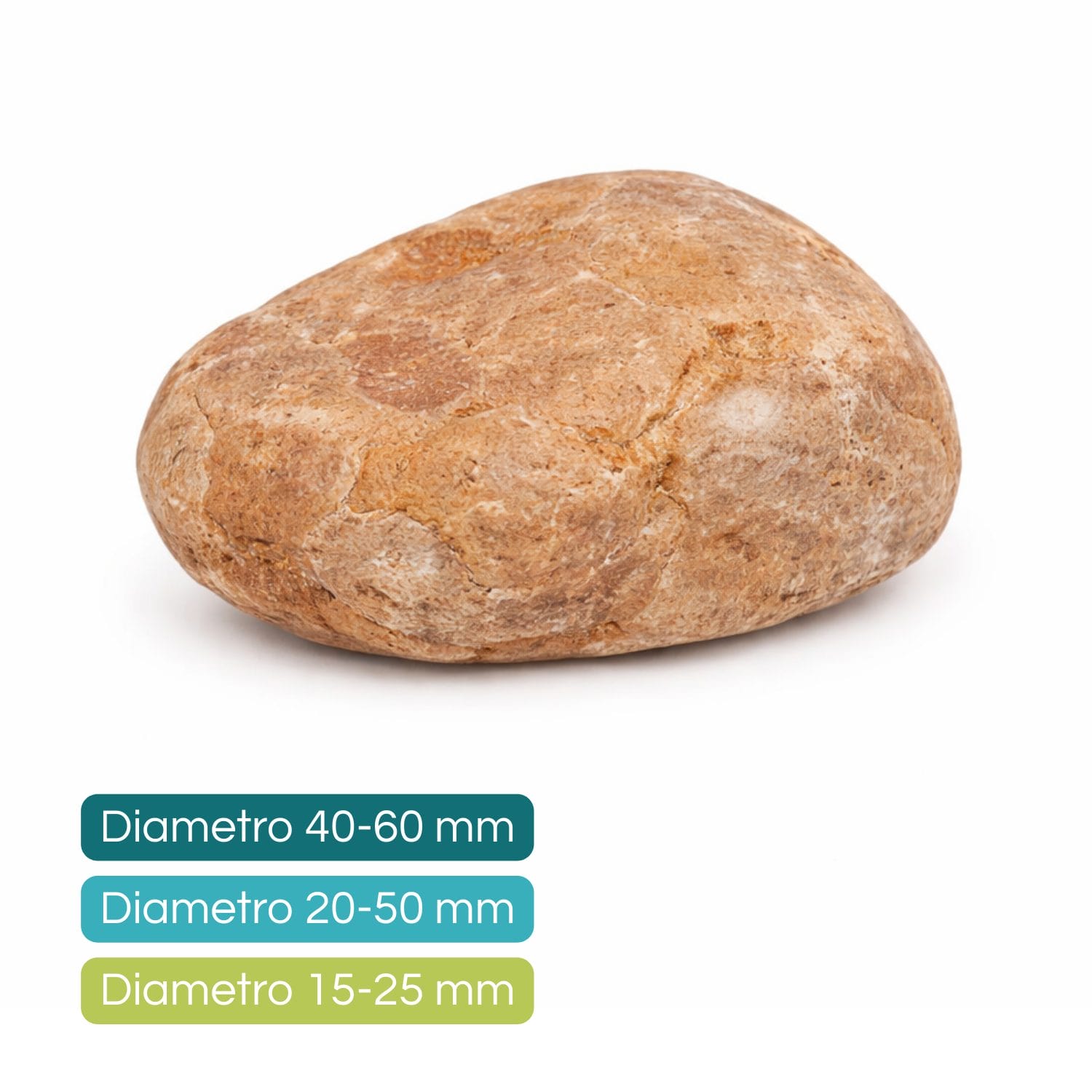 ciottoli rossi misure Ciottolo di marmo Rosso Verona arrotondato con diametro 40–60 mm per uso decorativo