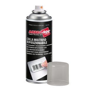 Colla a contatto multiuso riposizionabile in spray da 400 ml