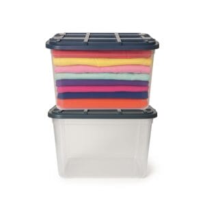 Contenitori plastica da 59 litri per biancheria