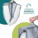 Contenitore per piumoni con maniglia resistente per trasporto facile