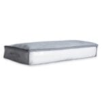 Custodia per piumoni e coperte con zip tessuto grigio traspirante