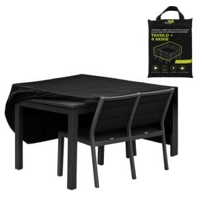 Telo copri tavolo e sedie esterno 165x140x90 cm