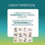 cornice multifoto caratteristiche Cornice portafoto multifoto in plastica di alta qualità con lastra protettiva
