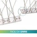 Dissuasori piccioni modulari facili da unire per copertura continua