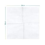 Tovagliolo bianco BulkySoft doppio velo misura 38x38 cm