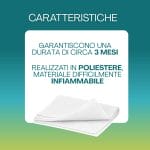 filtro per cappa bianco caratteristiche Filtro per cappa bianco in poliestere ai carboni attivi con durata circa 3 mesi