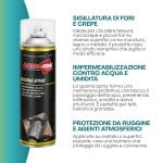 Guaina spray sigillante impermeabile per tetti balconi e metallo