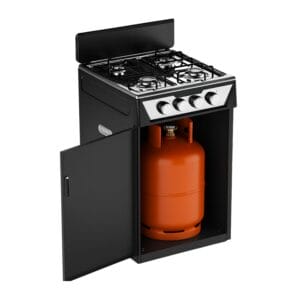 Mobile cucina 4 fuochi con portabombola