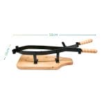 portaprosciutto misure Portaprosciutto dimensioni 58x18 cm
