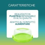 Portatorta in plastica infrangibile idonea al contatto alimentare
