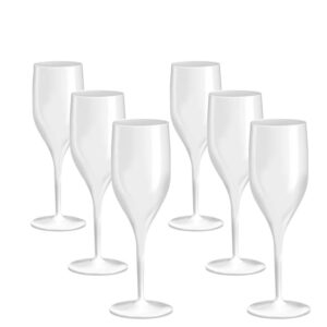 Set 6 Flute Champagne 150 cc Bianchi
