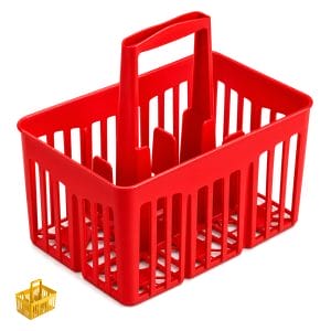 Portabottiglie in plastica a 6  Scomparti