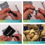 montaggio-kit-segnaprezzi-neutro Istruzioni montaggio segnaprezzi nero con supporto regolabile e clip orientabile