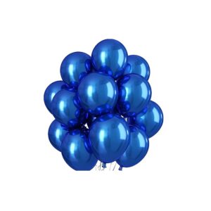 Set 50 Palloncini Blu metallizzato da 35 cm
