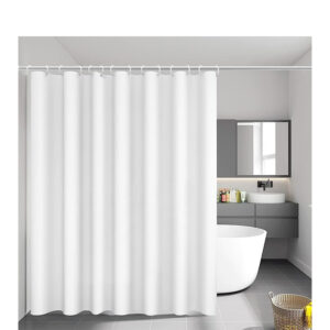 Tenda doccia tessuto Bianco impermeabile 240×200 cm
