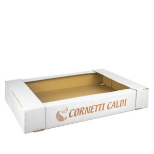 45 Scatole per cornetti in cartone 43x65x10 cm