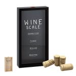 Porta tappi vino nero con vetro raccoglitore sugheri decorativo
