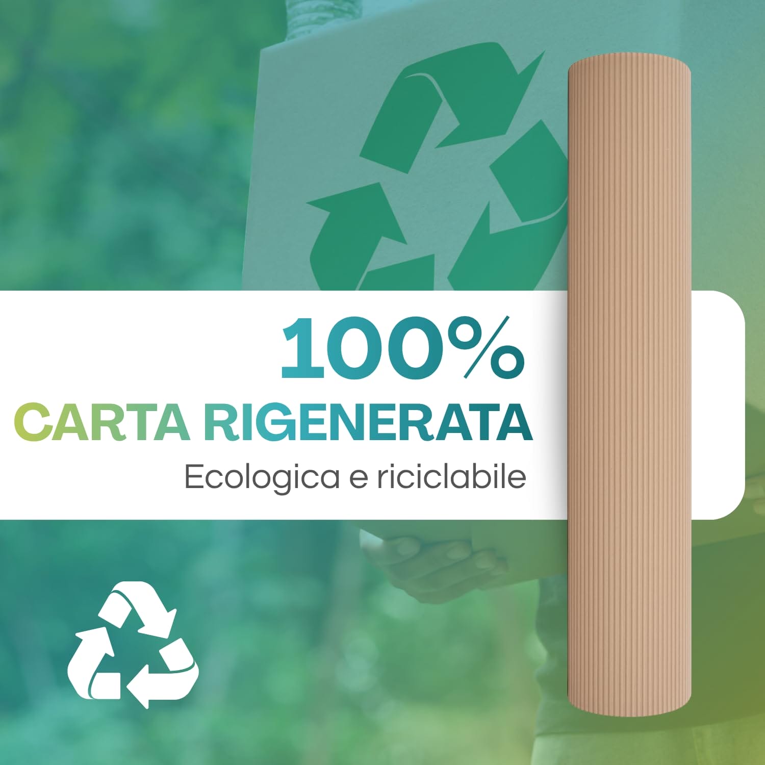 Cartone ondulato ecologico 100% carta rigenerata riciclabile Paluplus