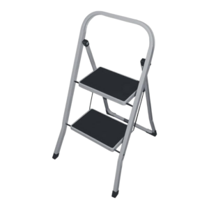 Scaletta a 2 gradini pieghevole portata 150 Kg