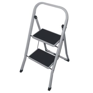 Scaletta a 2 gradini pieghevole portata 150 Kg
