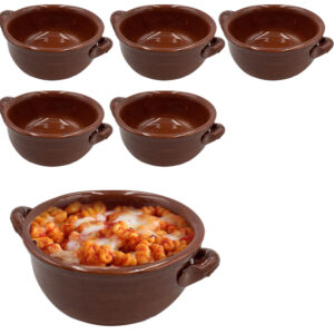 Set 6 Ciotole in terracotta 14×6 cm