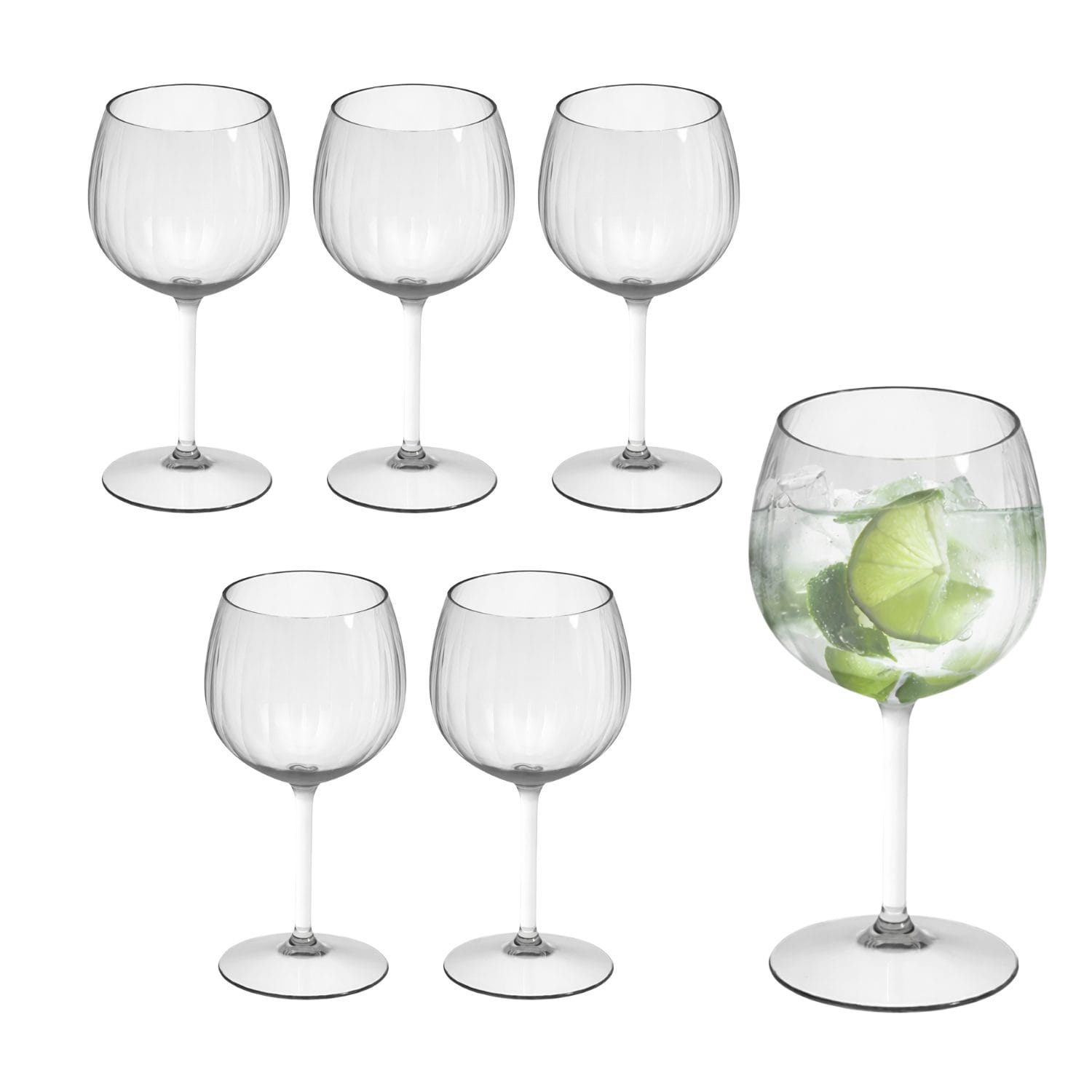 bicchieri balloon principale 6 (2) Set 6 bicchieri balloon gin tonic in vetro trasparente calice grande