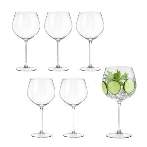Set Bicchieri Ballon in plastica 580cc