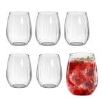 bicchieri tumbler principale 6 Set 6 bicchieri tumbler in vetro per acqua whisky e drink