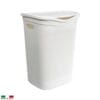 Cesto portabiancheria bianco made in italy