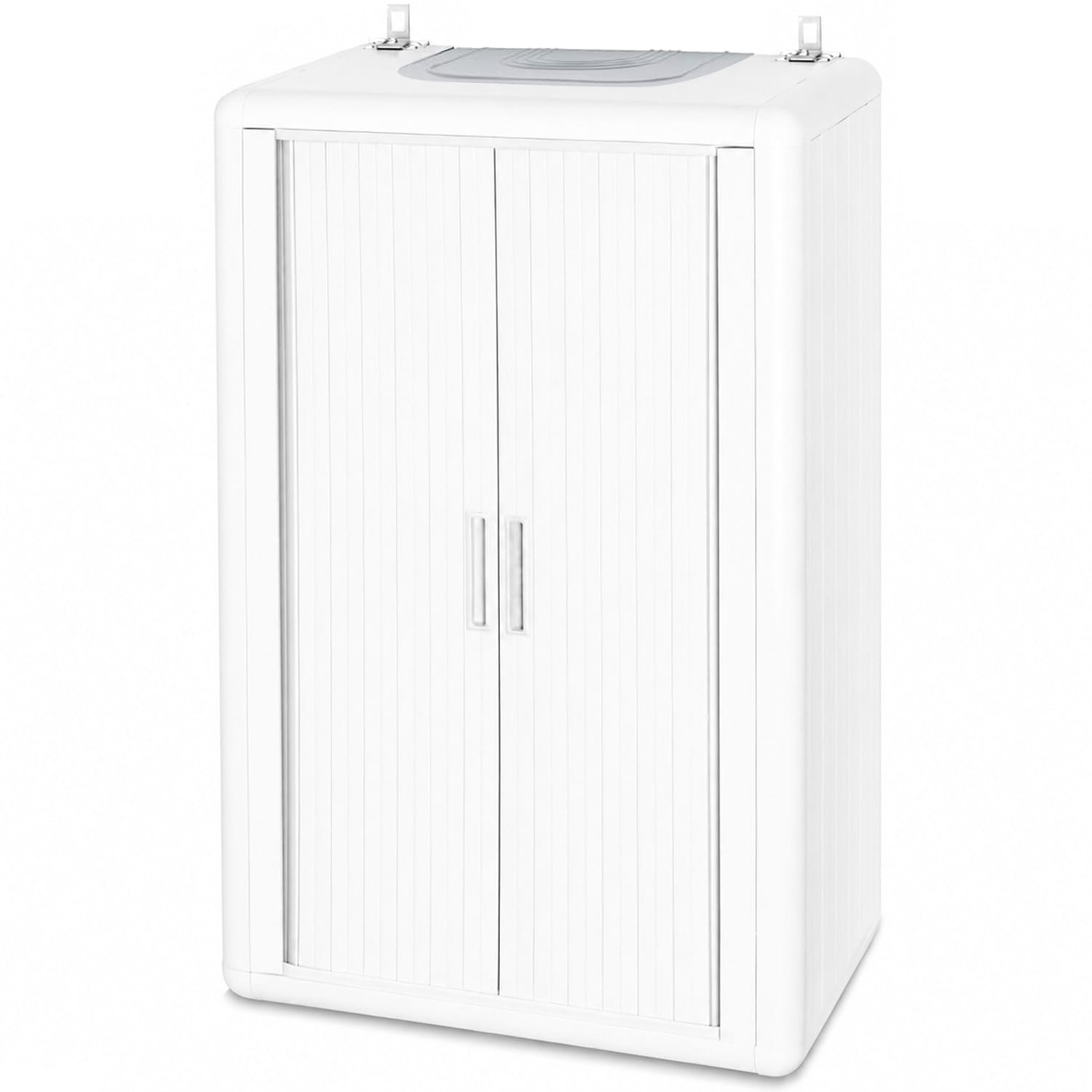 copricaldaia-bianco Mobile copricaldaia bianco in PVC coibentato 58,5x38,5x98 cm