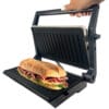 piastra tostapane Piastra grill elettrica compatta 800W per toast e panini farciti