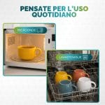 Tazze da latte adatte a microonde e lavastoviglie Tazze da latte colorate in porcellana utilizzate nel microonde e posizionate nel cestello della lavastoviglie