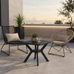 Tavolo RENO per Terrazzi Moderni Tavolo da esterno RENO antracite ideale per terrazzo balcone e spazi outdoor moderni